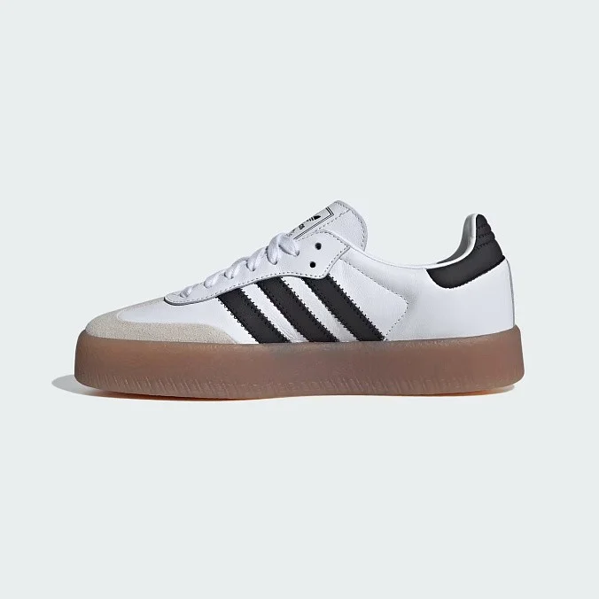 Кроссовки женские adidas Originals Sambae Cloud White/Core Black/Gold Metallic