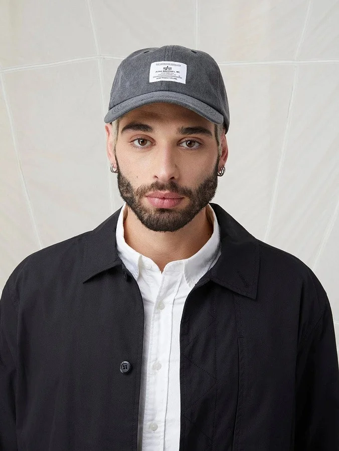 Кепка Alpha Industries Battlewash Cap Black