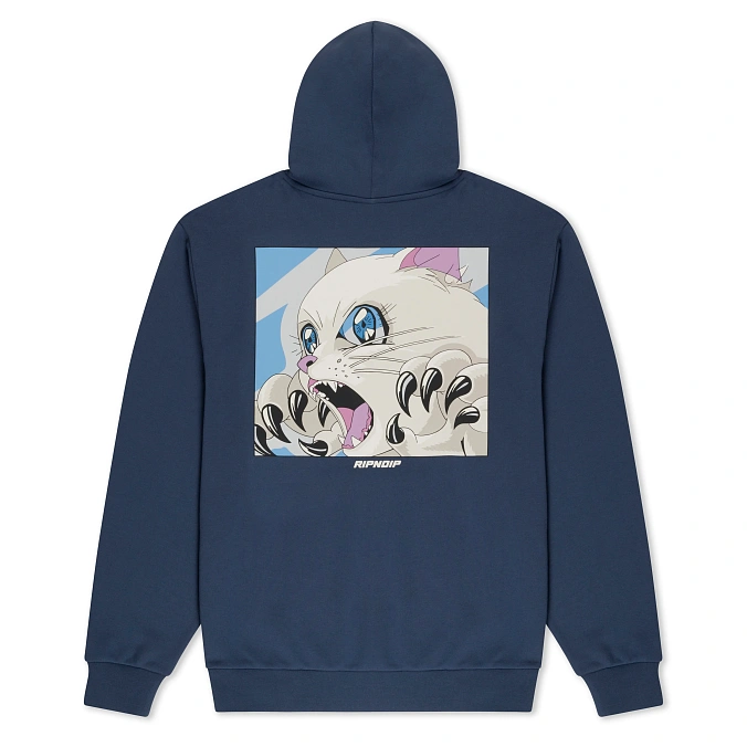 Толстовка RIPNDIP Metal Claw Hoodie Navy