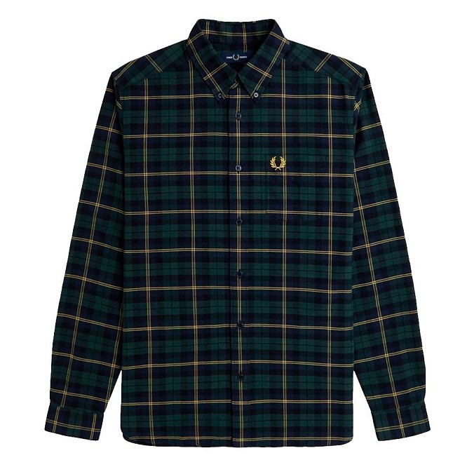 Рубашка Fred Perry Oxford Tartan Shirt
