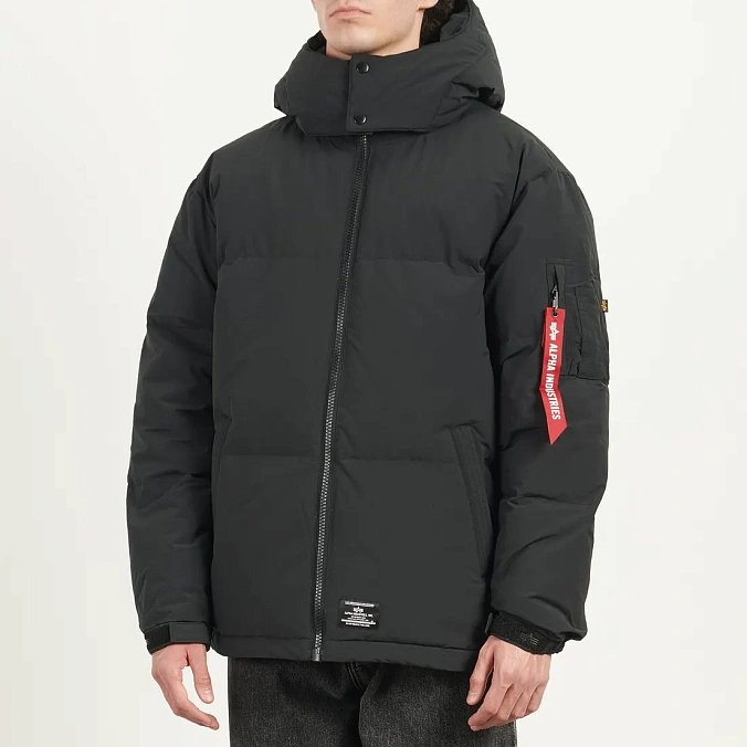 Пуховик мужской Alpha Industries Puffer Parka Black
