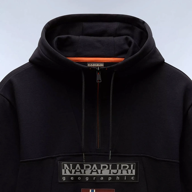 Толстовка Napapijri Burgee HZH 2.0 Black