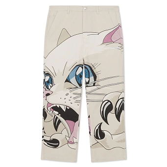 Брюки RIPNDIP Metal Claw Wide Leg Pants Bone