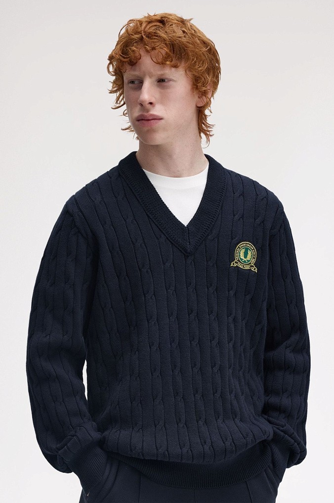 Свитер Fred Perry Tennis Badge Cable Knit Jumper