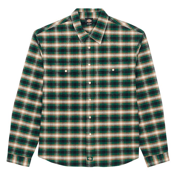 Рубашка Dickies Johnsonville Shirt Pine Needle Green