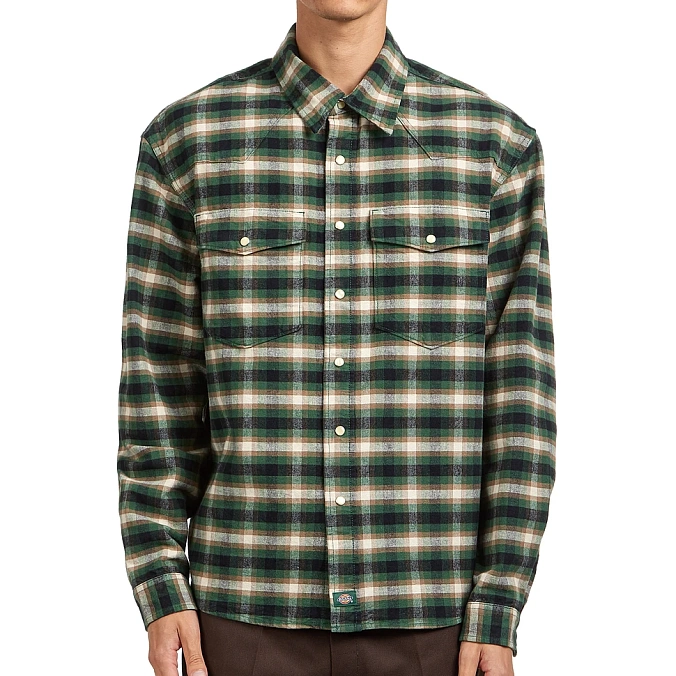 Рубашка Dickies Johnsonville Shirt Pine Needle Green